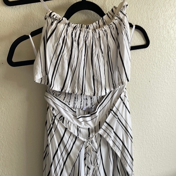 Keliki Hawaii, size XS pants, S top, navy blue and white - Picture 3 of 3